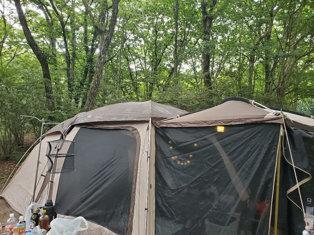 最終値下ロゴスTradcanvas PANELドゥーブルXLテントキャンプセット