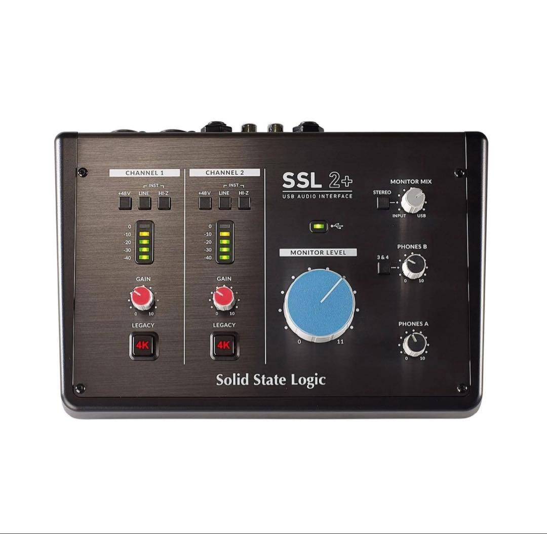 Solid State Logic SSL 2+ オーディオインターフェイス