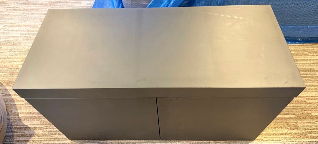 ADA ウッドキャビネット ガンメタ 1200 スタンド付き