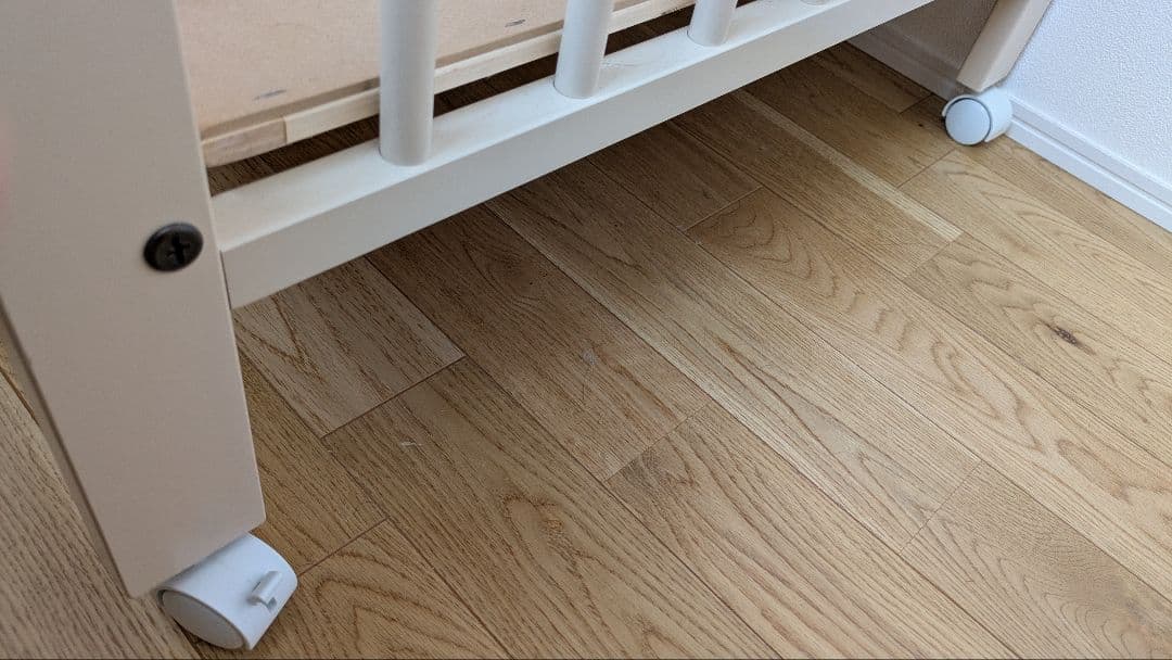 キンタロー社（日本製）ポムヌーベル（ホワイト、すのこ床板）