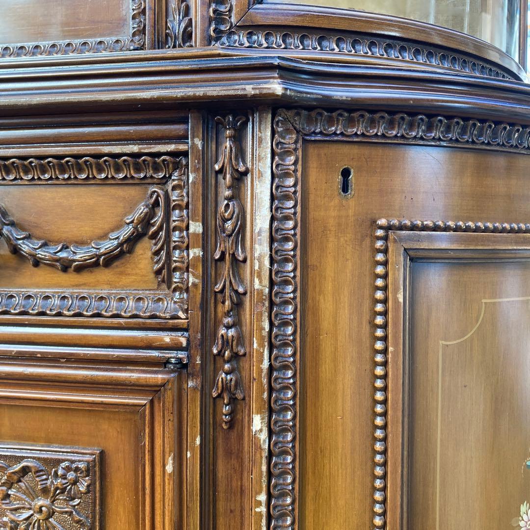 ♡*様 引き取り限定 イタリア製 ロココ 大型 ガラスキャビネット サルタレッリ