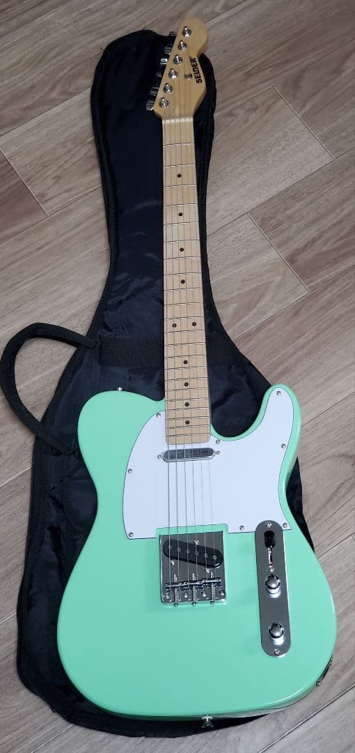 【調整済】SELDER セルダー テレキャスタイプ TL-17 サーフグリーン