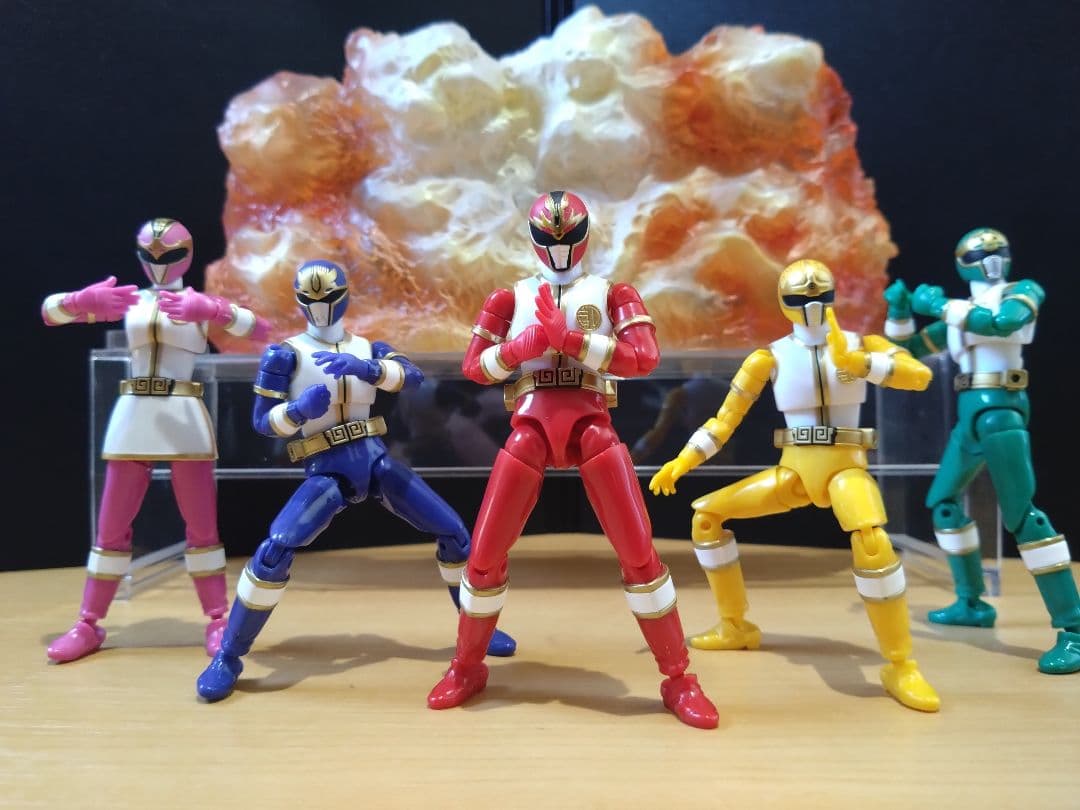 SHODO SUPER 五星戦隊ダイレンジャー ５体セット