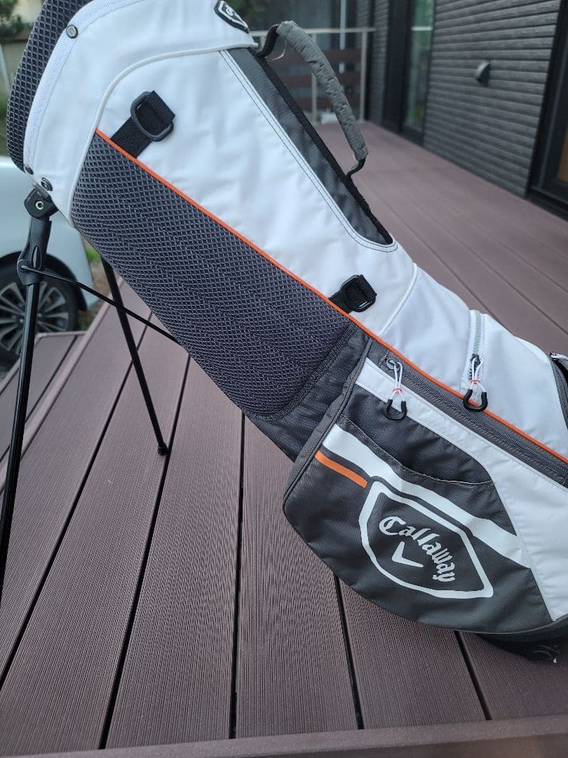 Callaway スタンドバッグ ホワイト/グレー/オレンジ
