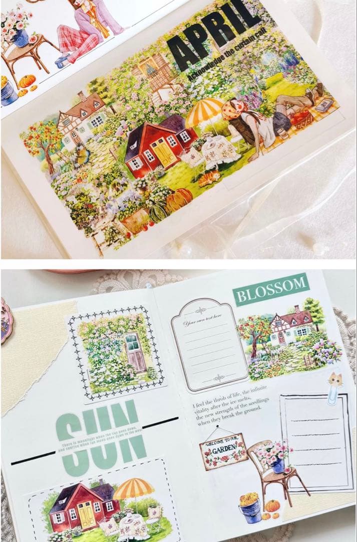 ⭐️SALE⭐️醒醒文创《杂货花园》海外マスキングテープ　マステ 【2437】