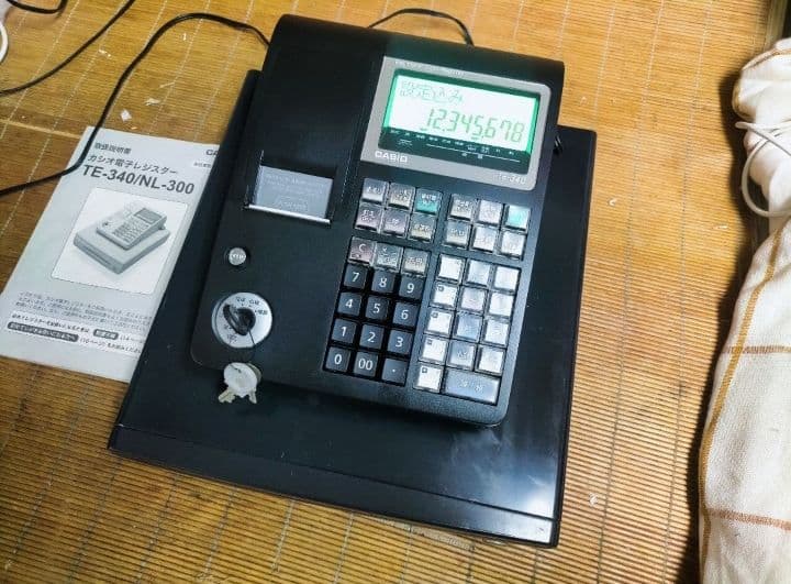 カシオレジスター　TE-340/NL300　フル設定無料　066555