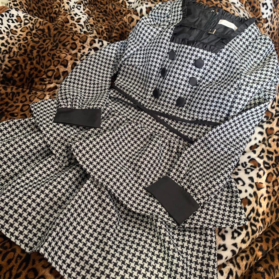 Pium チェック柄ワンピース