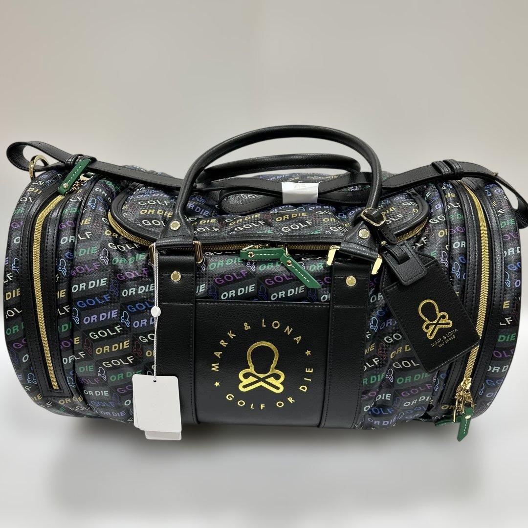 新品❤️マーク&ロナ ゴルフバッグ ブラック・マルチカラー
