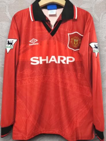 94/96 マンチェスター・ユナイテッド ホーム 長袖 24番 ベッカム