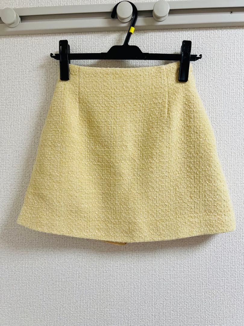 EIMY GOLF スウェット パール付シャツ スカート 靴下 ゴルフ4点セット