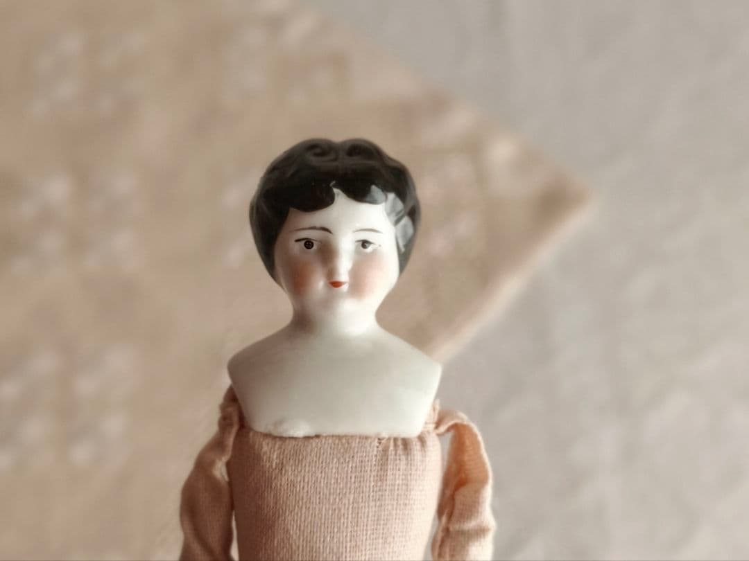 * vintage doll ୨୧ * 小さな チャイナヘッドドールさん
