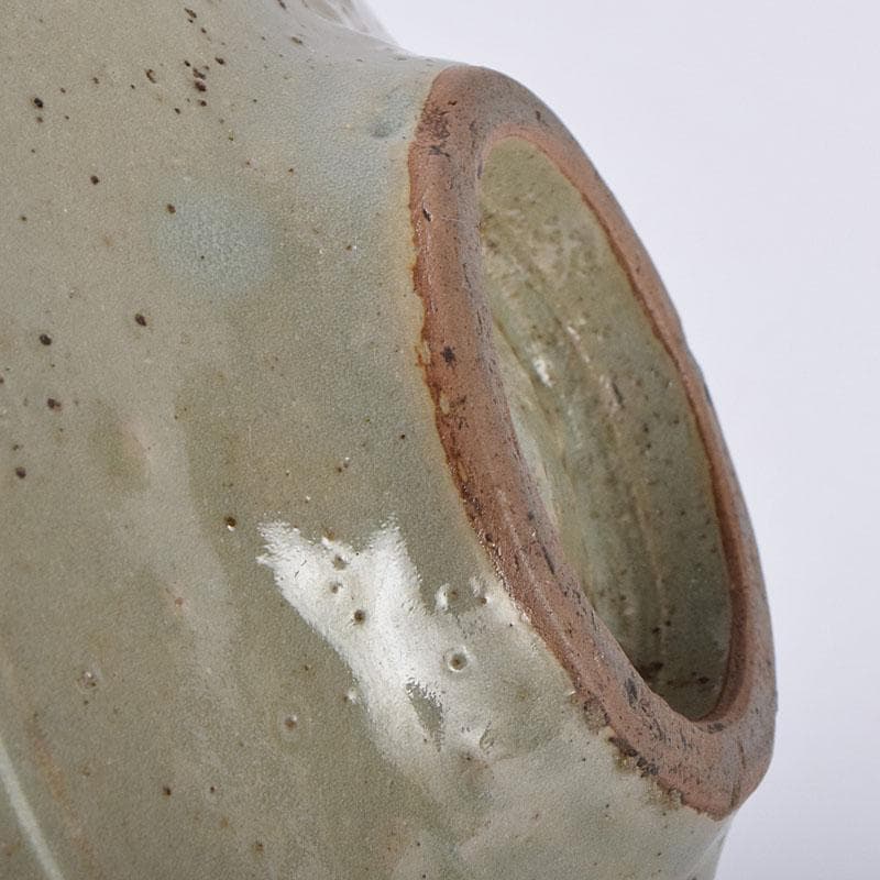 朝鮮美術　李朝　高麗青磁　象嵌花文碗　金継ぎ直し　V　R8968