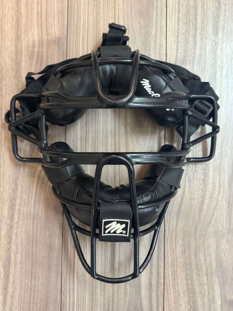美品　MacGregor ブラック キャッチャー　審判　マスク
