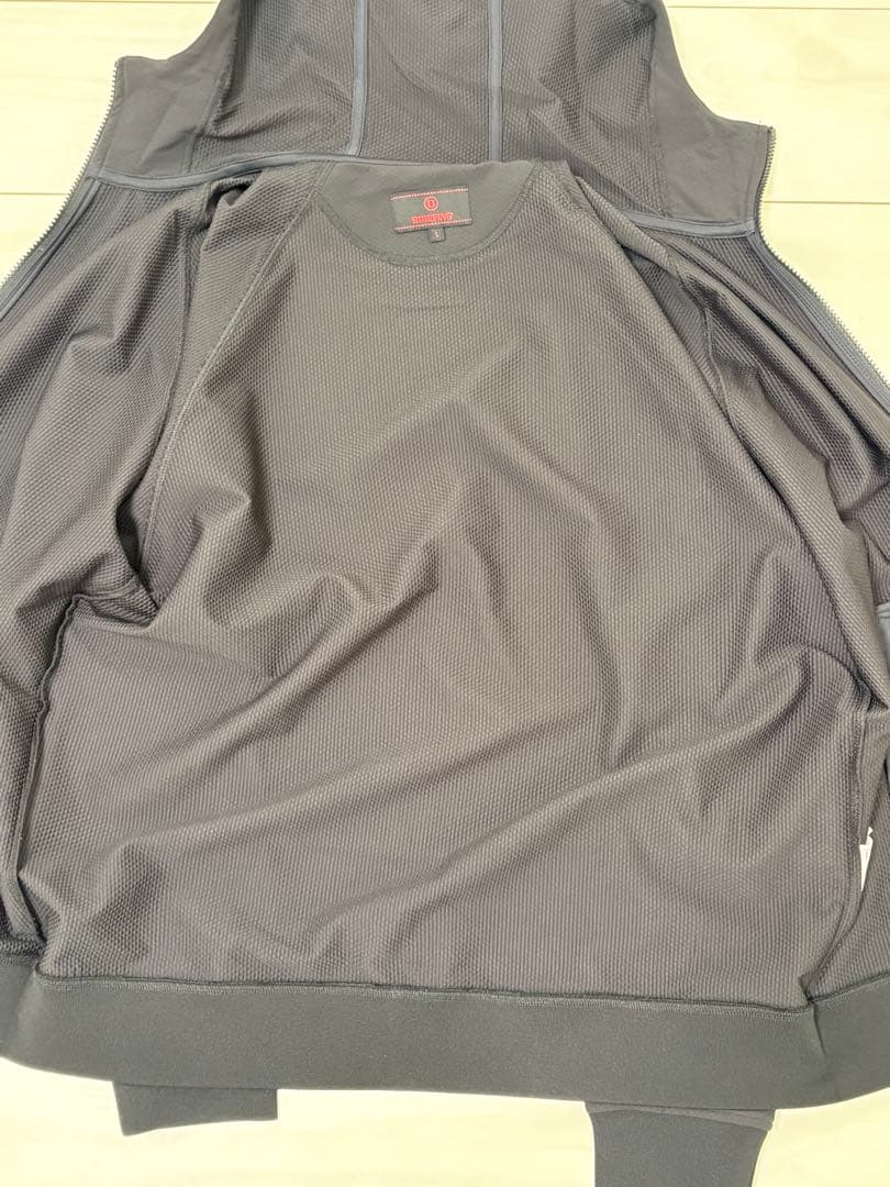 未使用)ブリーフィング ゴルフ メンズ ストームフリースパーカー L ブラック