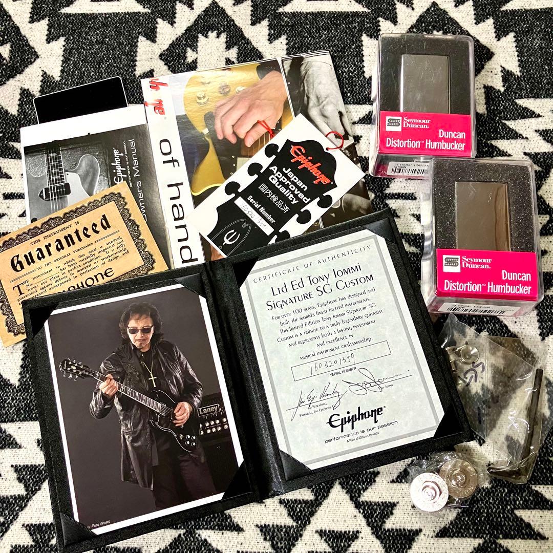 Epiphone トニーアイオミ シグネイチャー SG Custom 美品