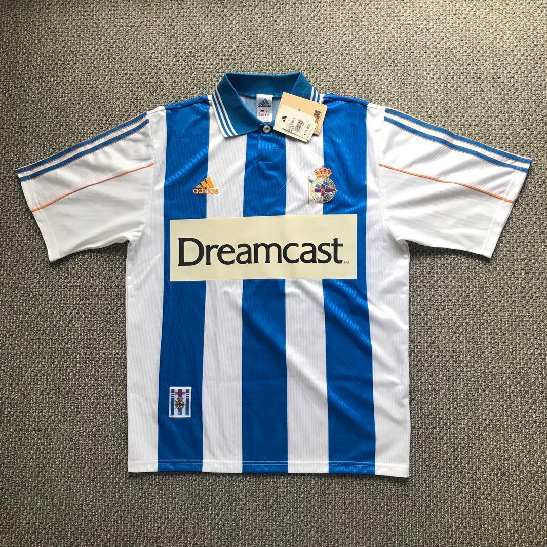 00-01(H)デポルティーボ・ラ・コルーニャ　ユニフォーム　半袖デッドストック