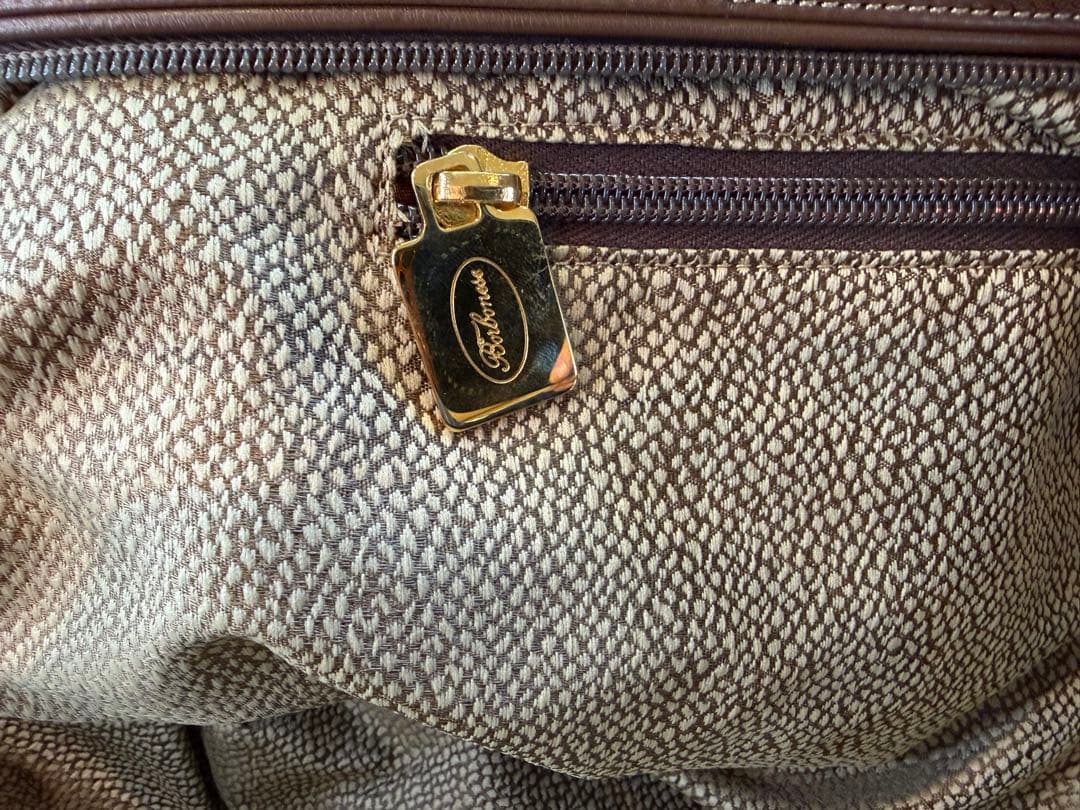 【未使用品】BORNONESEボルボネーゼ ボストンバッグ 大容量　うずら柄