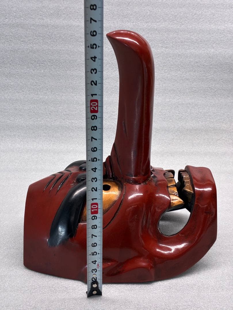 天狗　お面　天狗面　木彫り　魔除け　縁起物