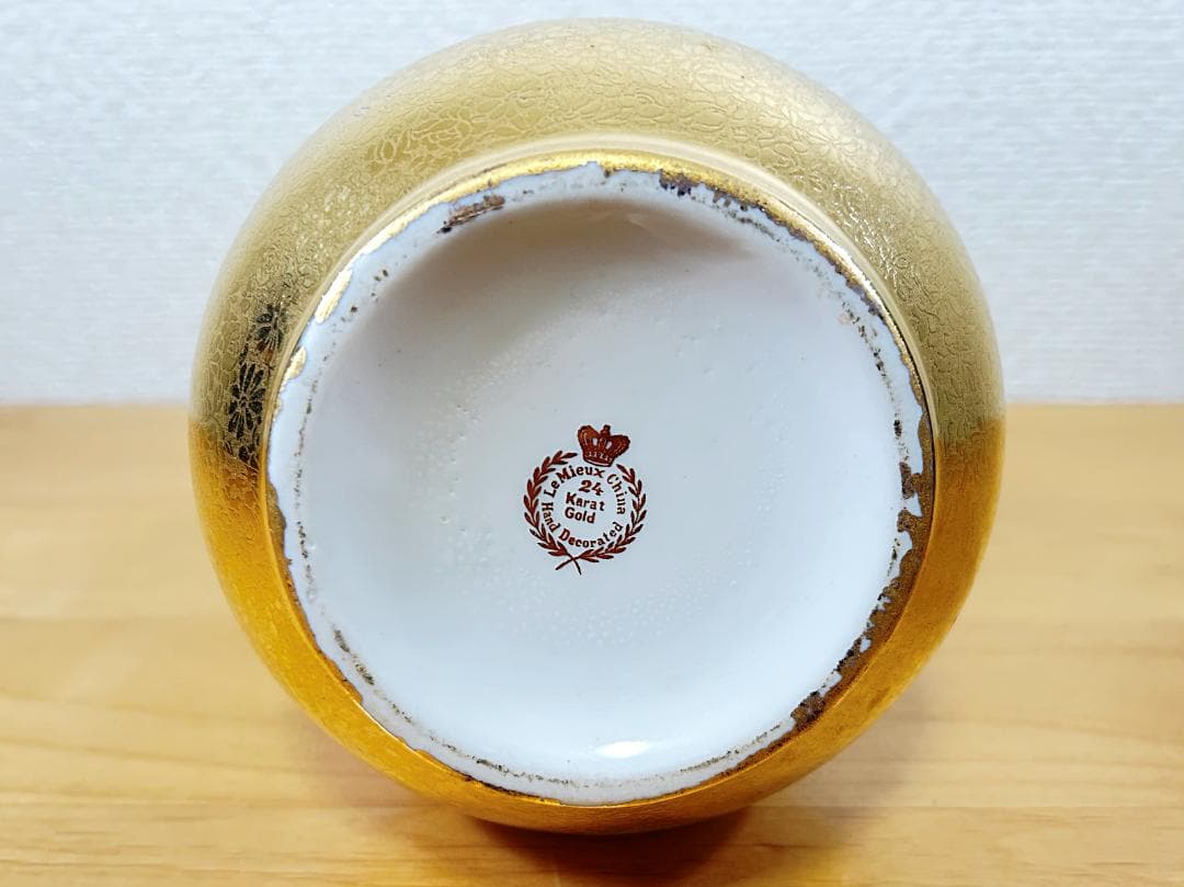 Le Mieux リキュールセット グラス デキャンタ 24金 金彩 カップ