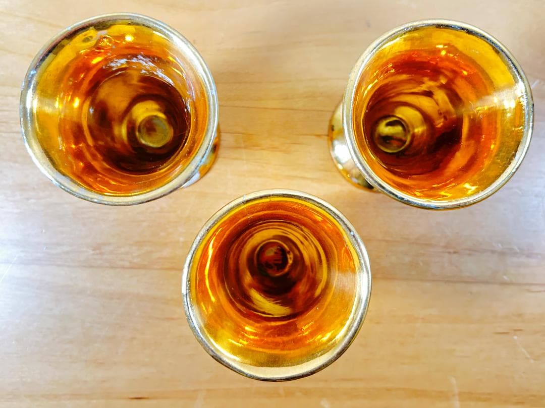 Le Mieux リキュールセット グラス デキャンタ 24金 金彩 カップ