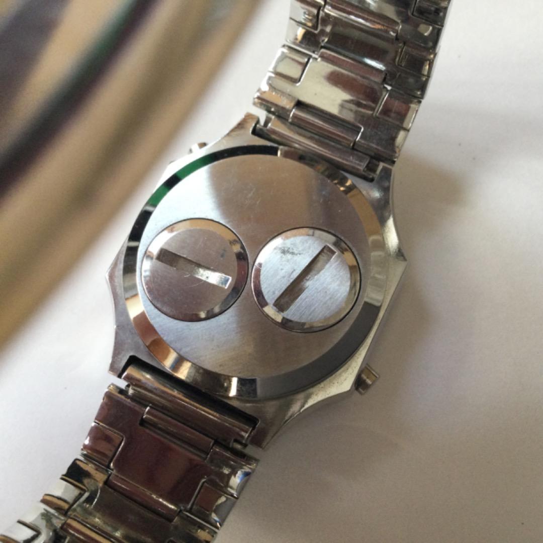 腕時計：アンティーク　デジタル時計（2個セット）