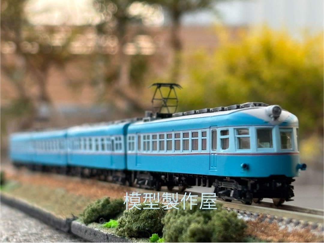 広窓流電モハ52 アイスキャンディー色　KATO改造　4両セット　他サイト出品中
