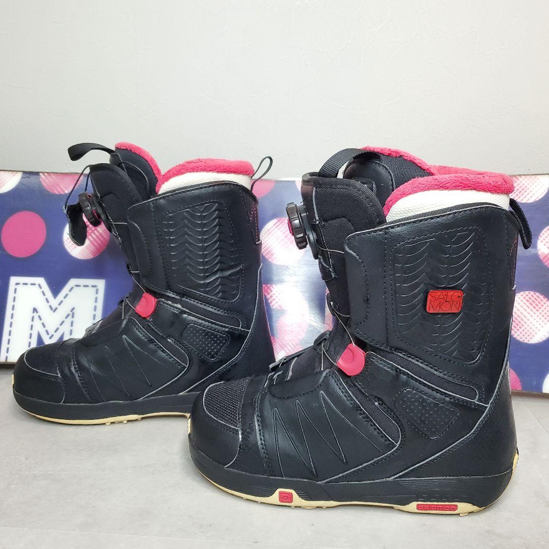 【即滑走OK】kissmark×SALOMON スノボ3点セット 139cm