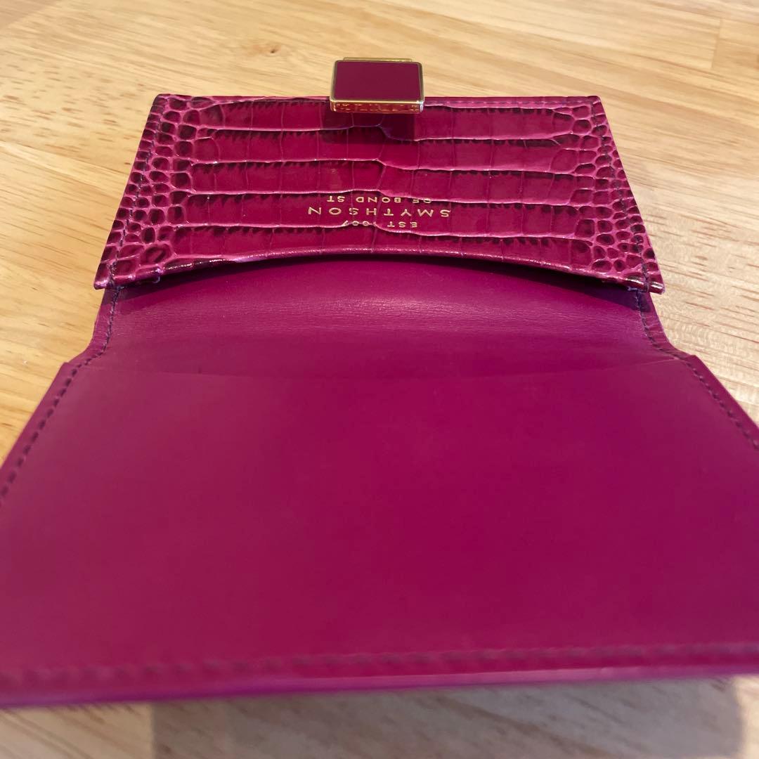 【美品】SMYTHON スマイソン　カードケース　名刺入れ