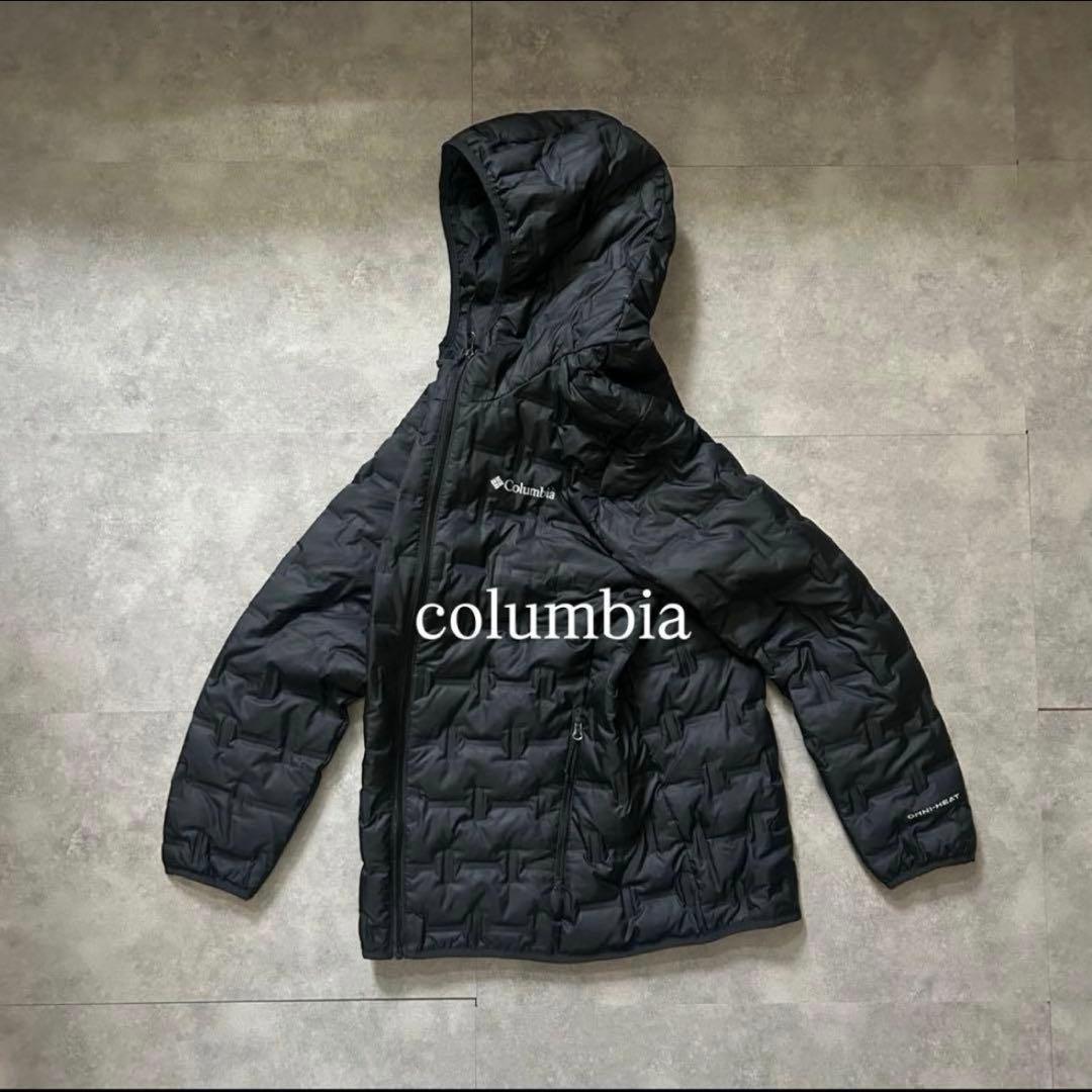 【大人気❗️】極暖！columbia マウンテンパーカー　ダウン　ブラックL