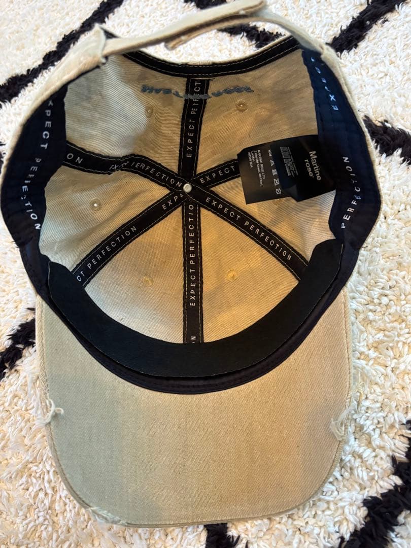 Martine Rose ROLLED BACK CAP 確実正規品