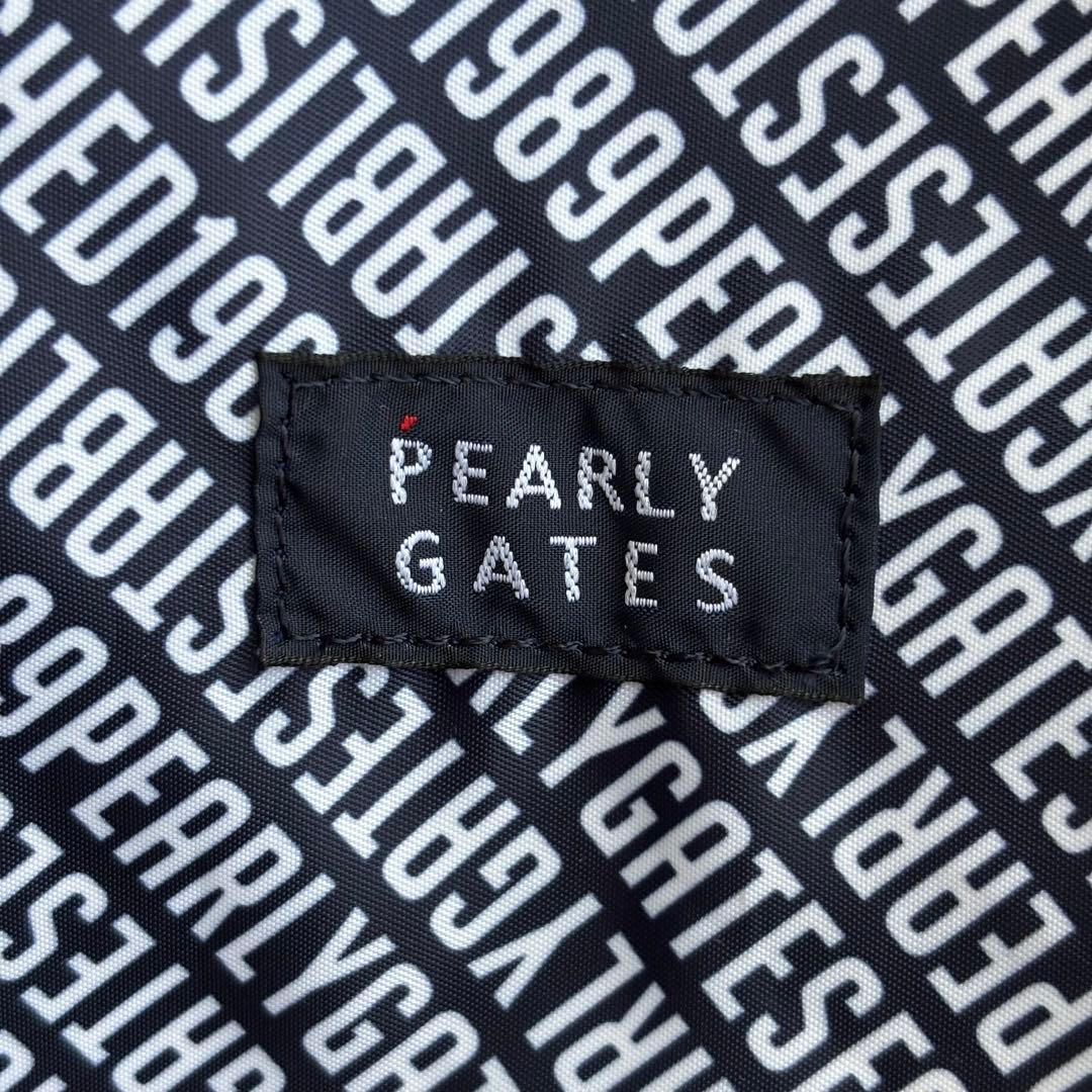 (美品) パーリーゲイツ クラブケース 総柄 ブラック