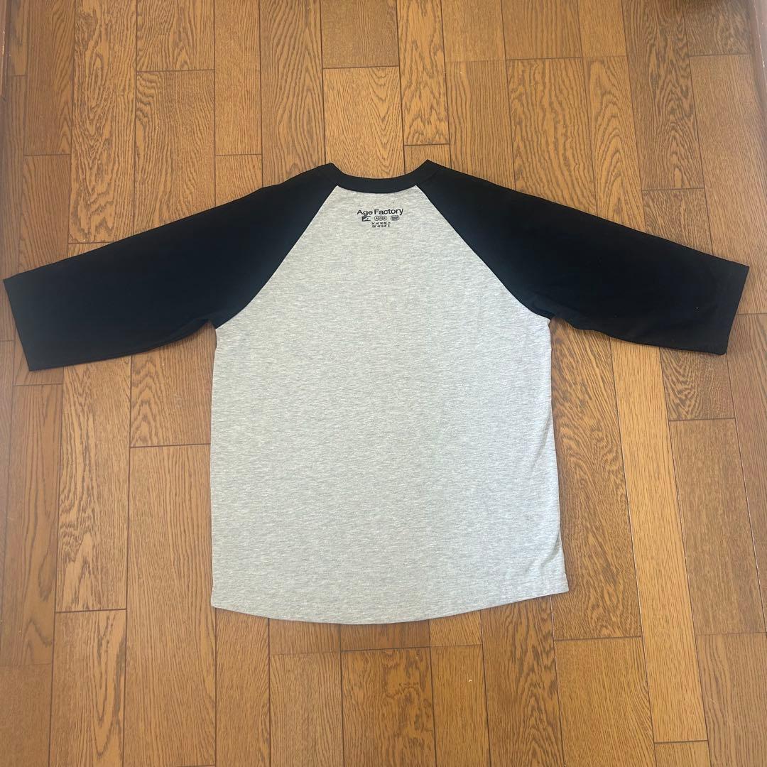 ふるふる様 Age Factory ラグランTシャツ グレー Lサイズ
