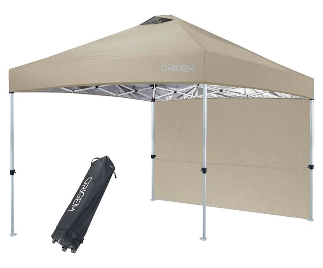 Origem テント ワンタッチ瞬速設営＆キャスター付き収納ケース3段階調節