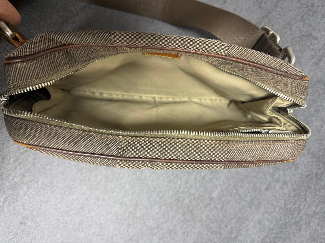 断*中様 LOUIS VUITTON ヴィトンボディバッグ ダミエジュアン アク