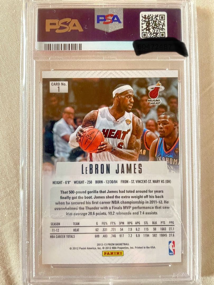 その他 PSA 9 2012-13 Panini Prizm LeBron James