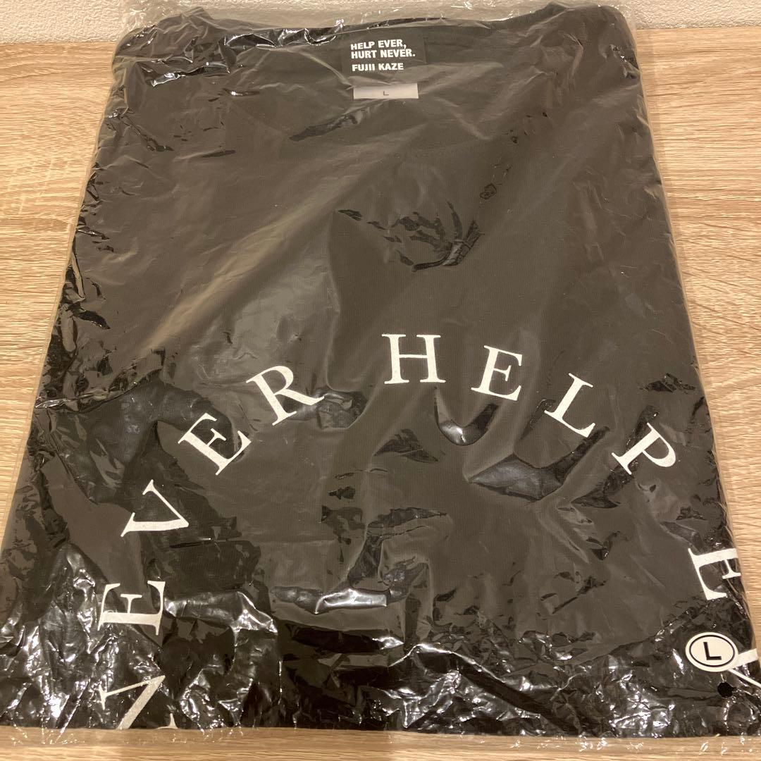 藤井風　HELP EVER HURT NEVER Tシャツ Lサイズ ブラック