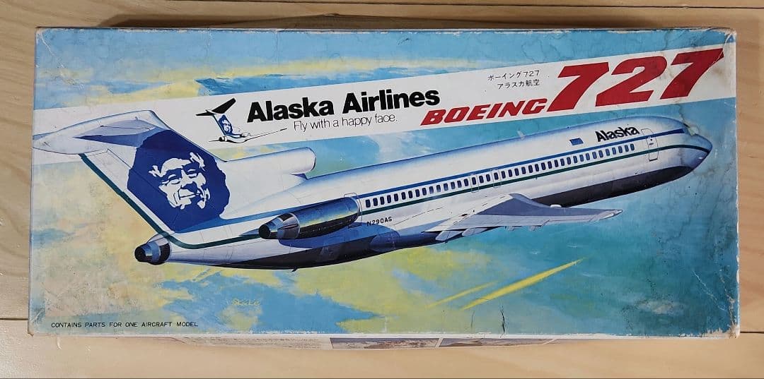 アラスカ航空ボーイング727　1/200　KITNo002/500