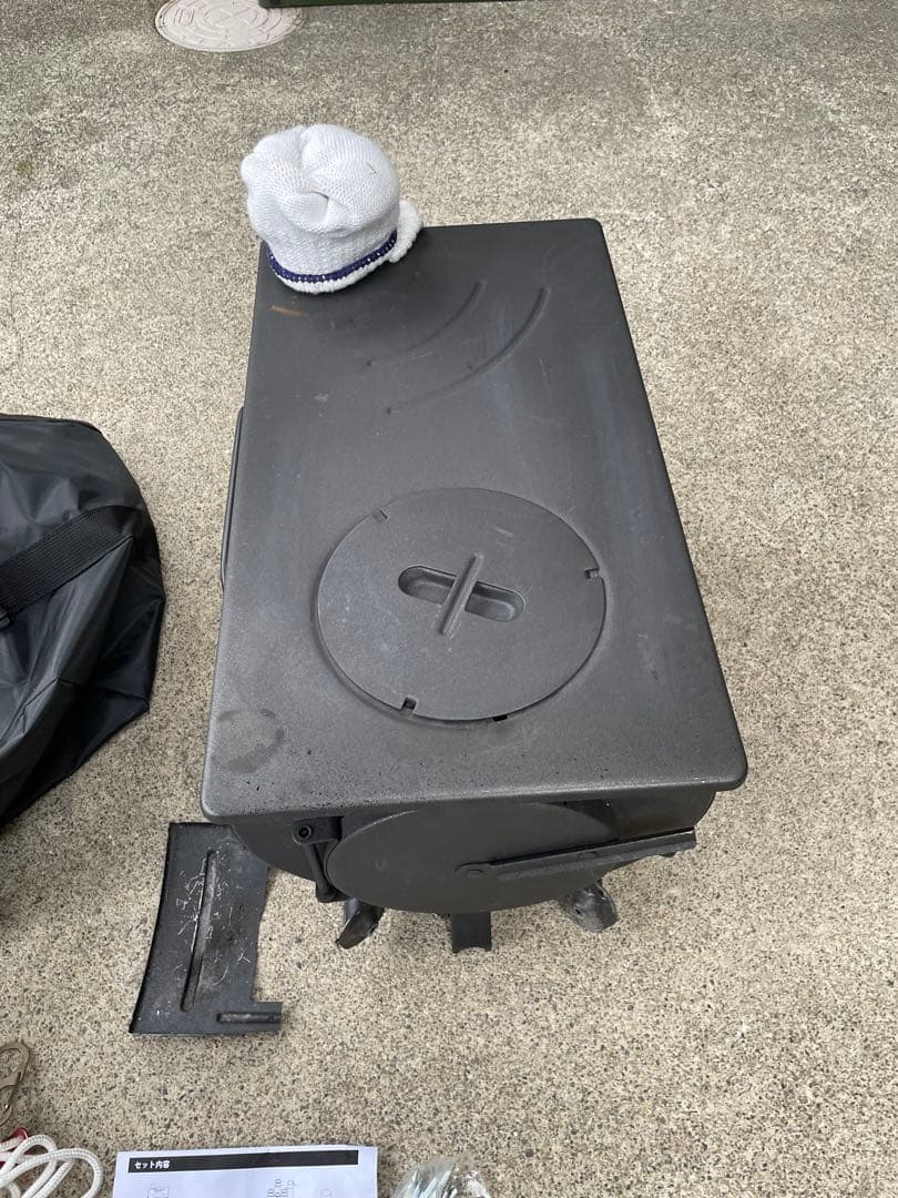 LandField 薪ストーブ 折り畳み 煙突 収納バッグ付