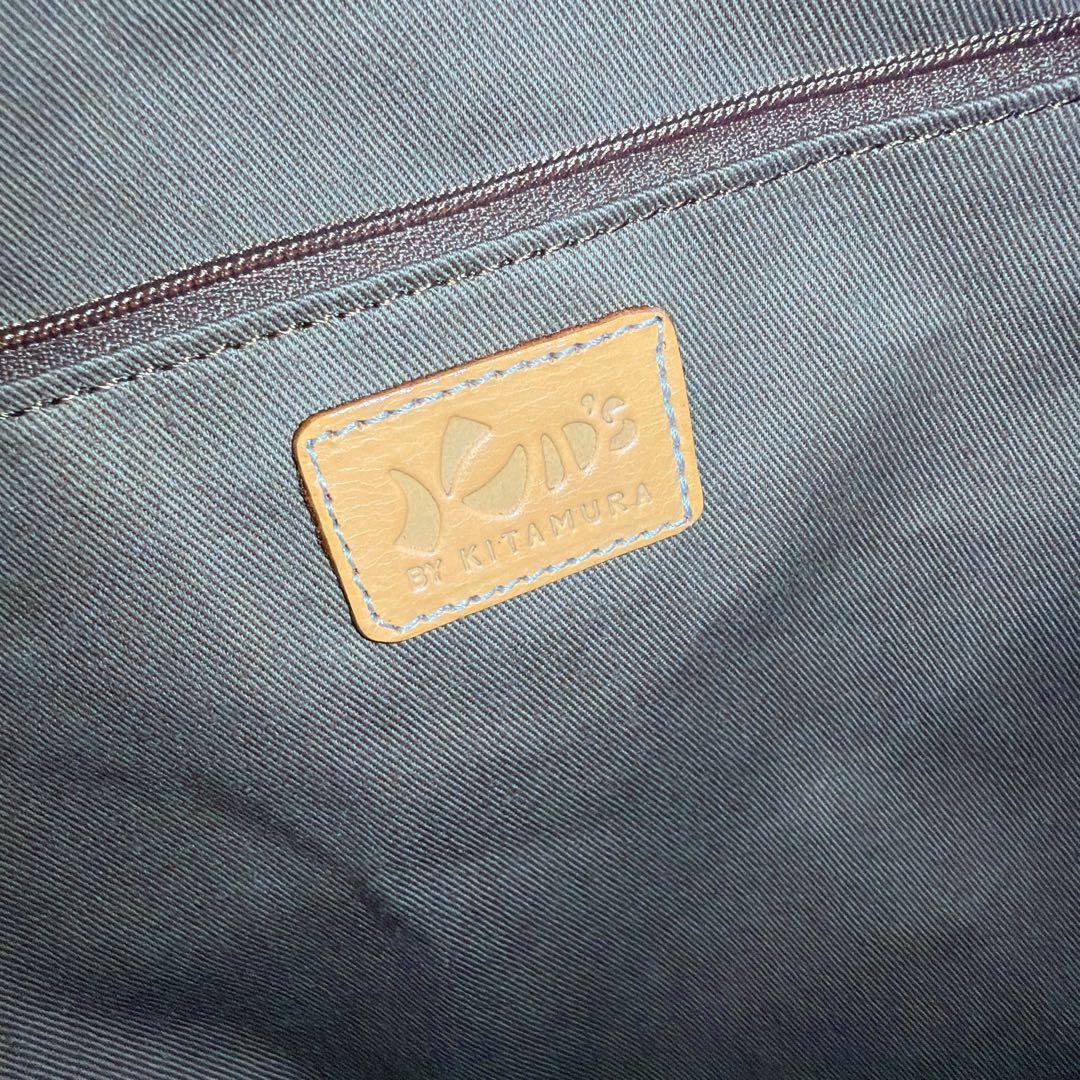 【美品】Kitamura キタムラ 緑スエード ハンドバッグ ポーチ付き 限定