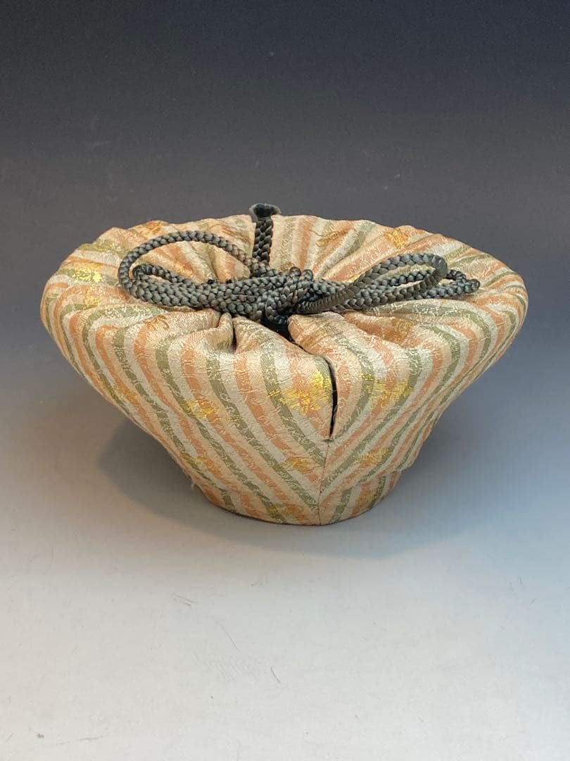 淡々斎書付箱 十一代高麗左衛門 作 萩茶碗 共箱 仕覆付 茶道具