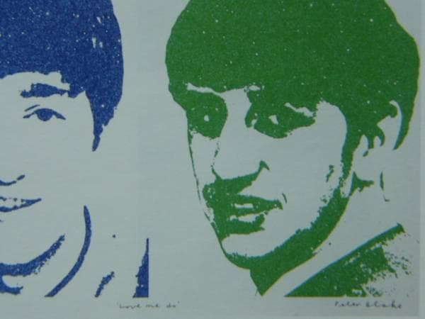 Peter Blake、LOVE ME DO、海外版希少レゾネ、状態良好