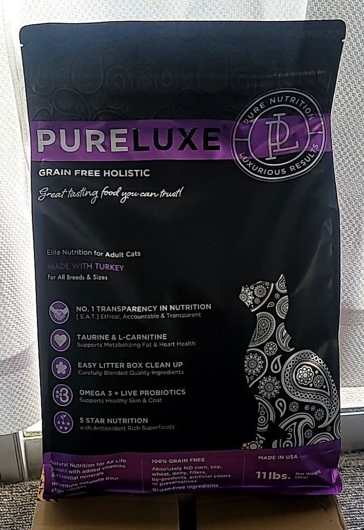 PURE LUXE グレインフリー ホリスティックキャットフード 11lbs