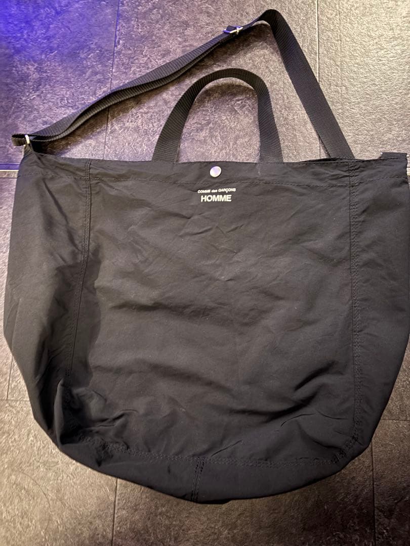 コムデギャルソンオム COTTON NYLON 2WAY ショルダーバッグ