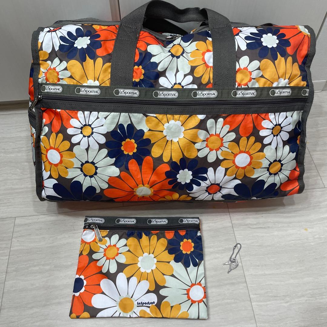 【鍵付き！】LeSportsac レスポートサック　ウィークエンダー　ボタニカル