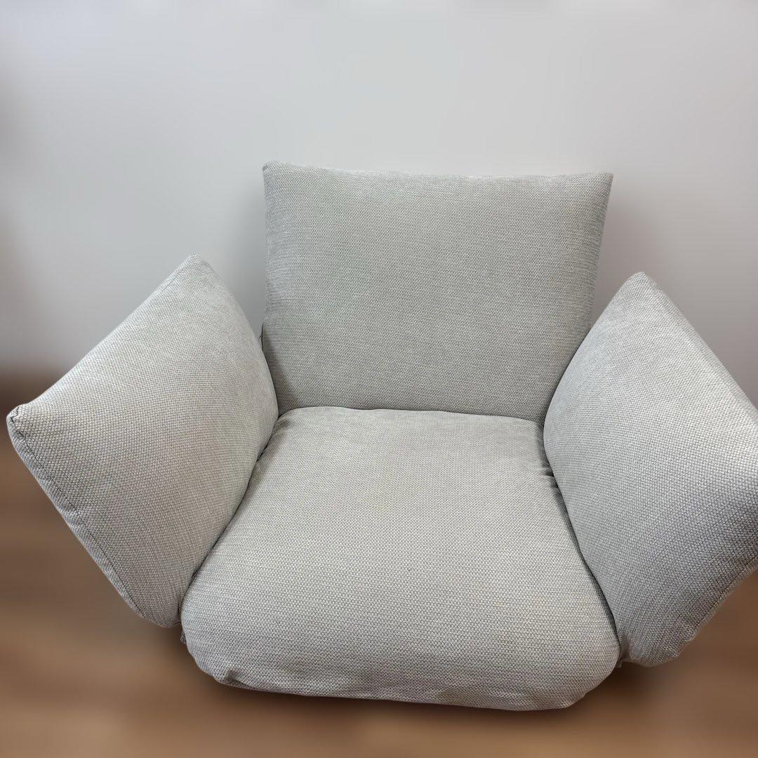 【MASTER】【無印良品】リクライニングフロアソファ1シーター