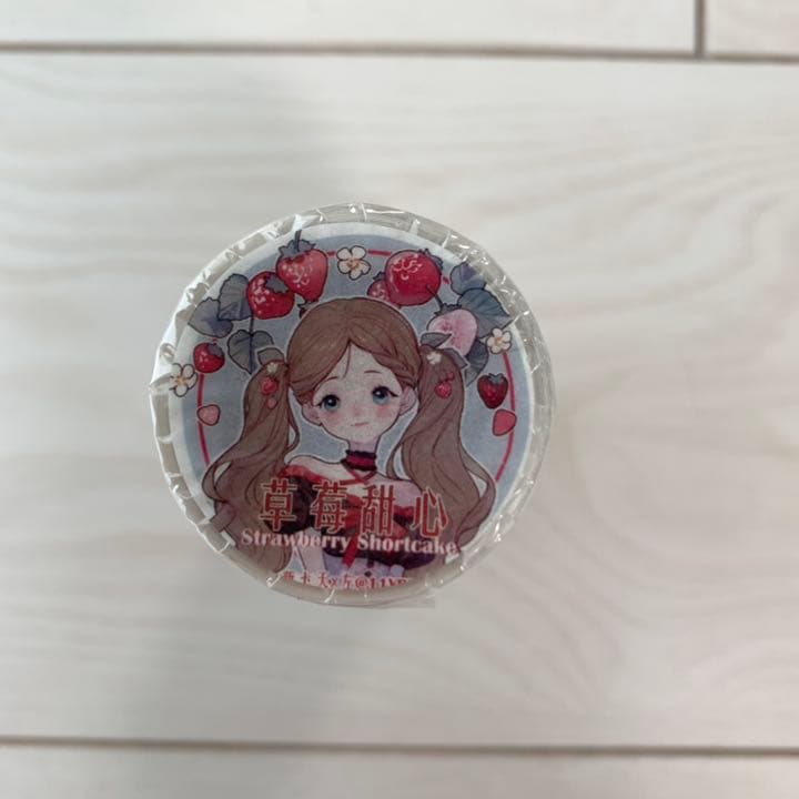 M1118.新七天 草莓甜心 マスキングテープ PET