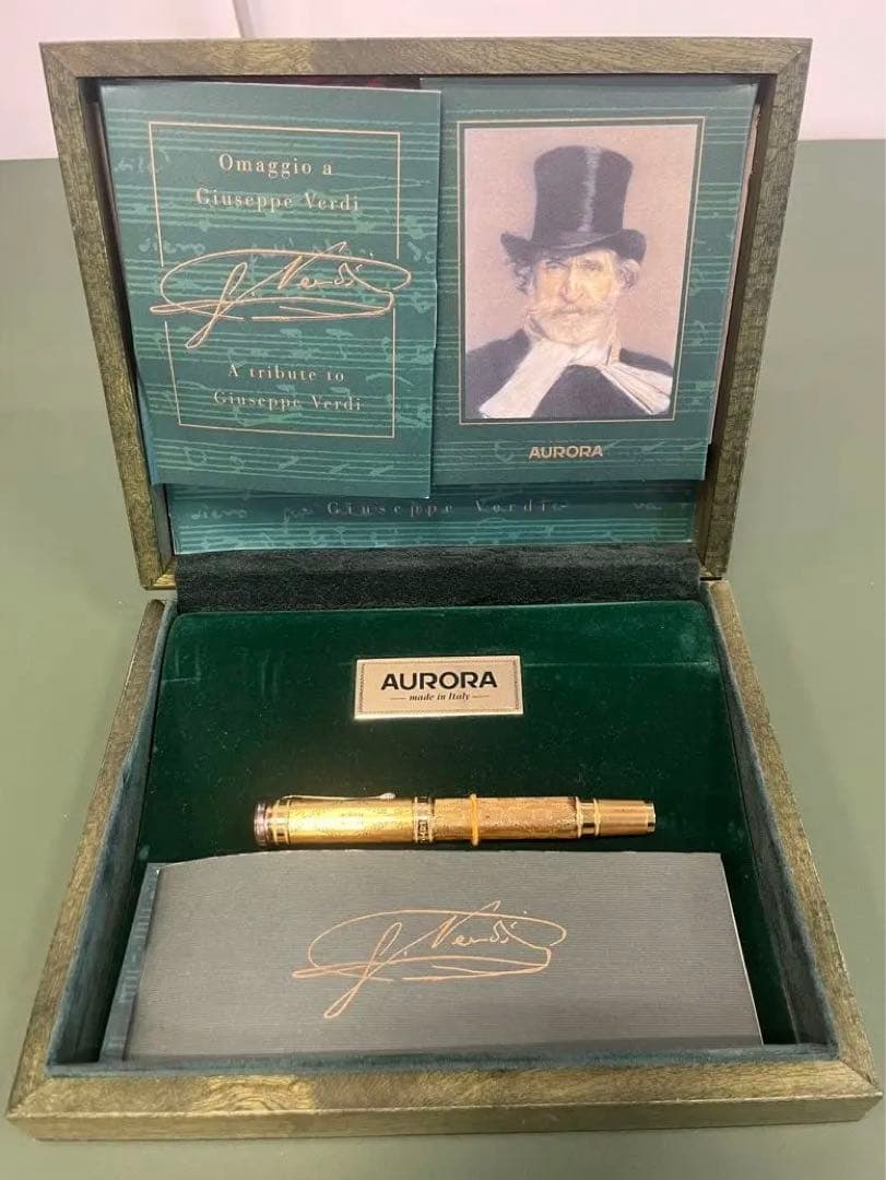 【限定】AURORA Giuseppe Verdi 万年筆　18K Gold