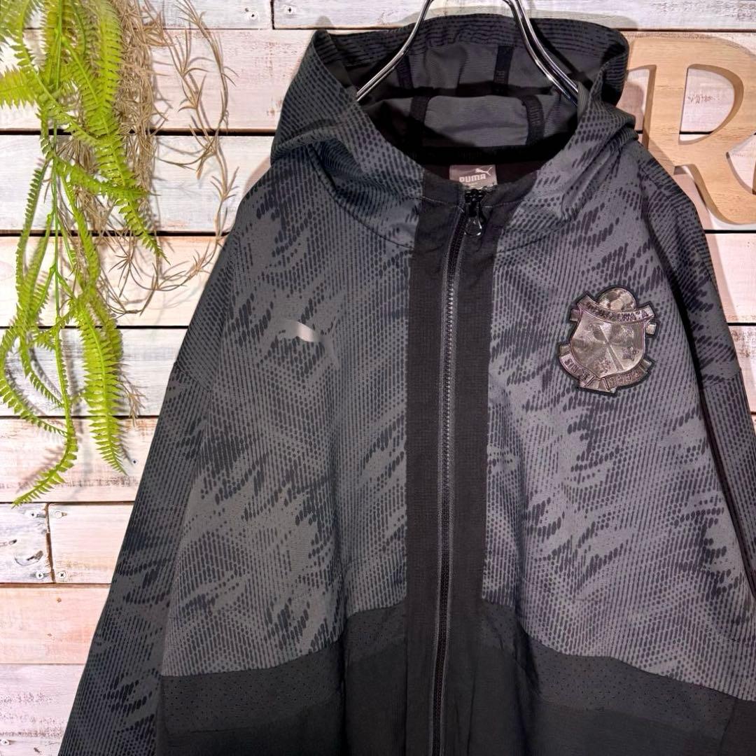 プーマ × ジュビロ磐田 ナイロンジャケット トレーニングウェア XL長袖フード