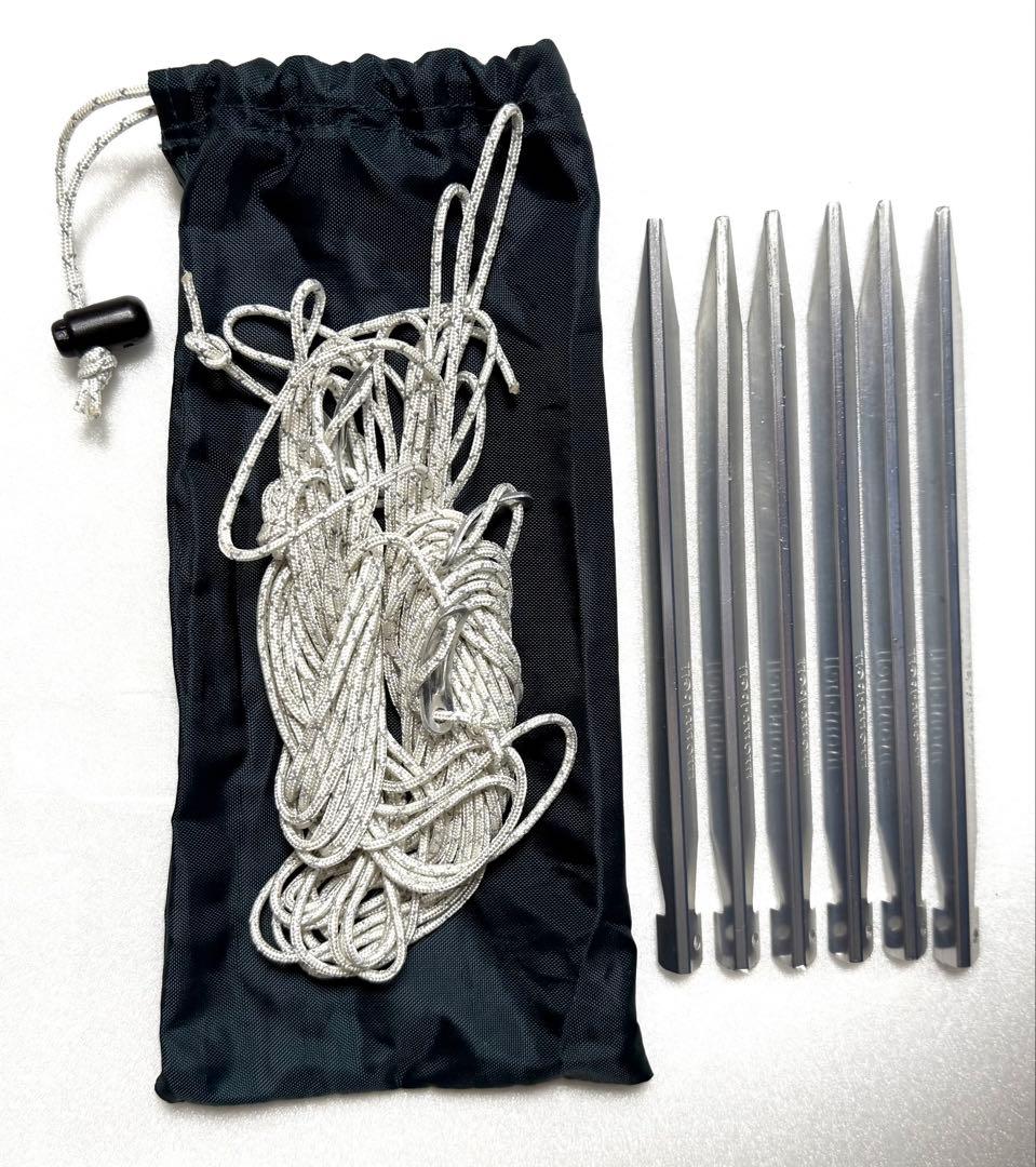 【1回使用】◼︎mont-bell◼︎ミニタープとポール★2点セット★