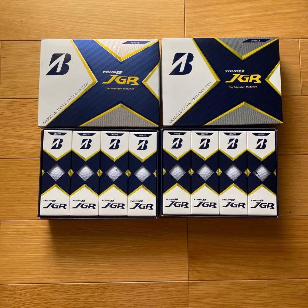 ブリヂストンゴルフボール　TOUR B JGR ホワイト　２ダース